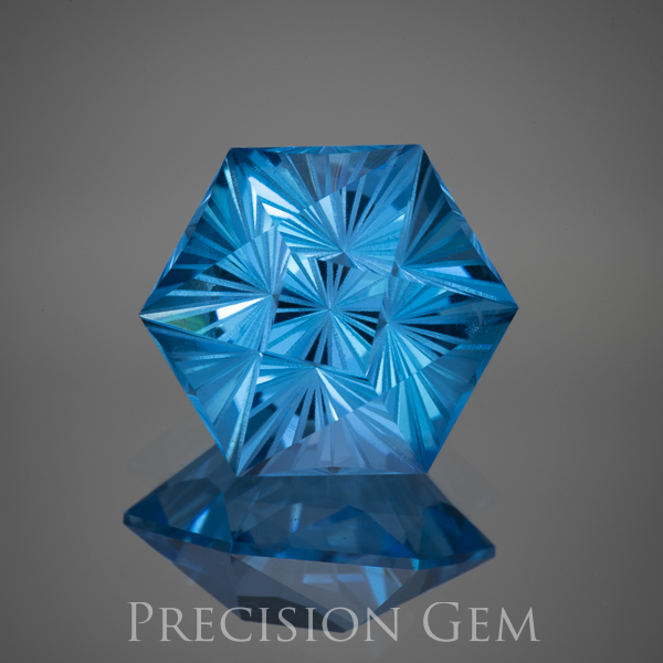 Blue Topaz Fantasy Cut